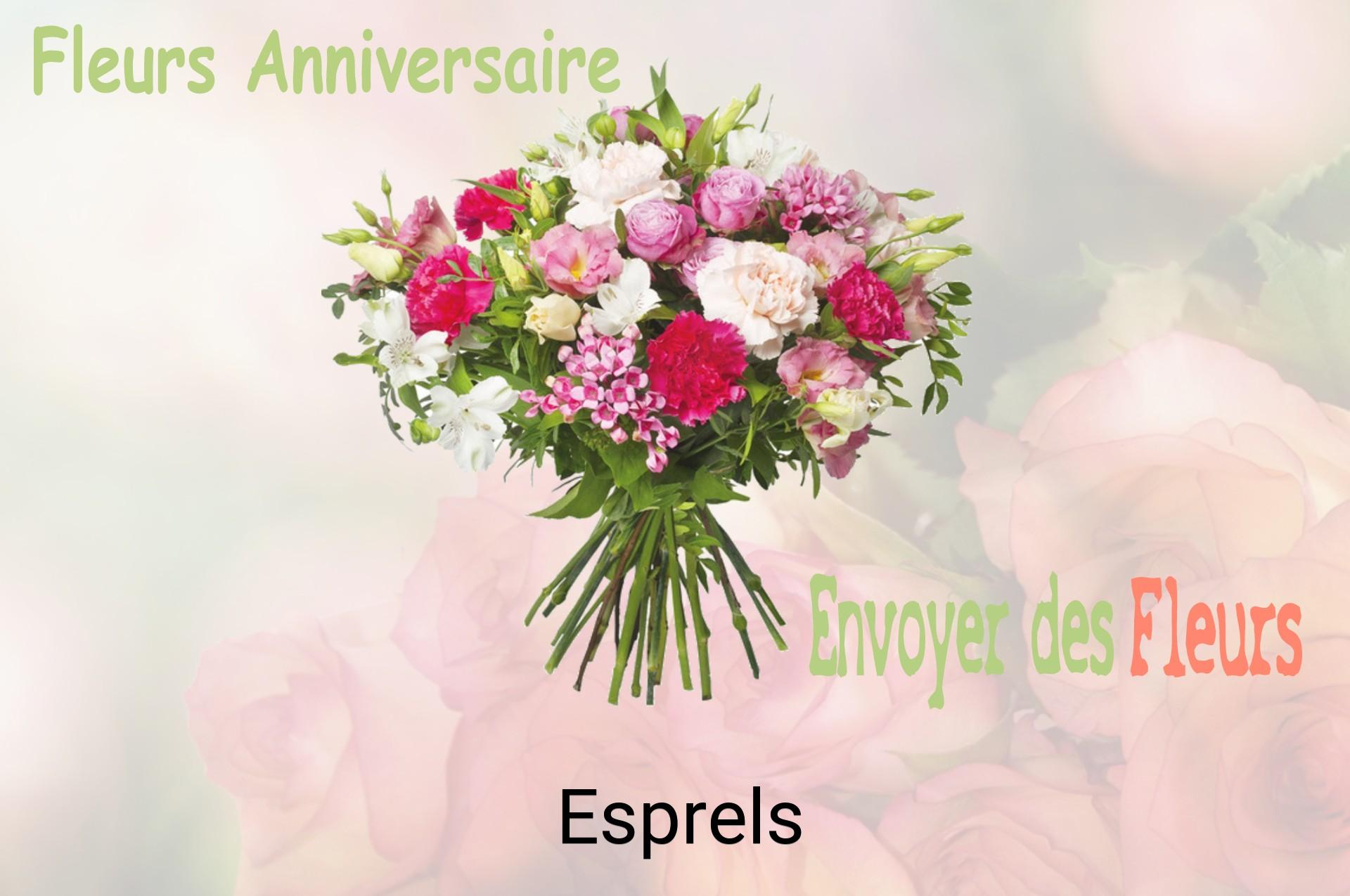 Bouquet de fleurs d’anniversaire livré à Esprels
